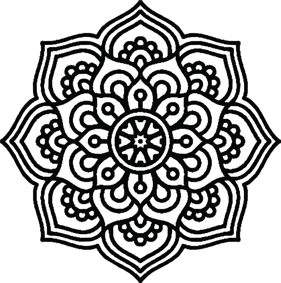 Vinyl Graphics BASIC MANDALA VINYL STICKER : Amazon.ca